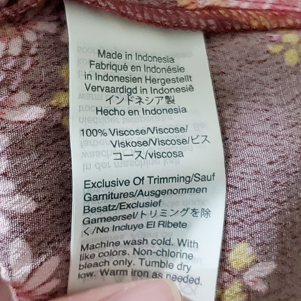 Madewell Tie-Sleeve Butterfly Wrap Top Size 2 NWT - Picture 5 of 6